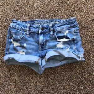 American eagle jean shorts